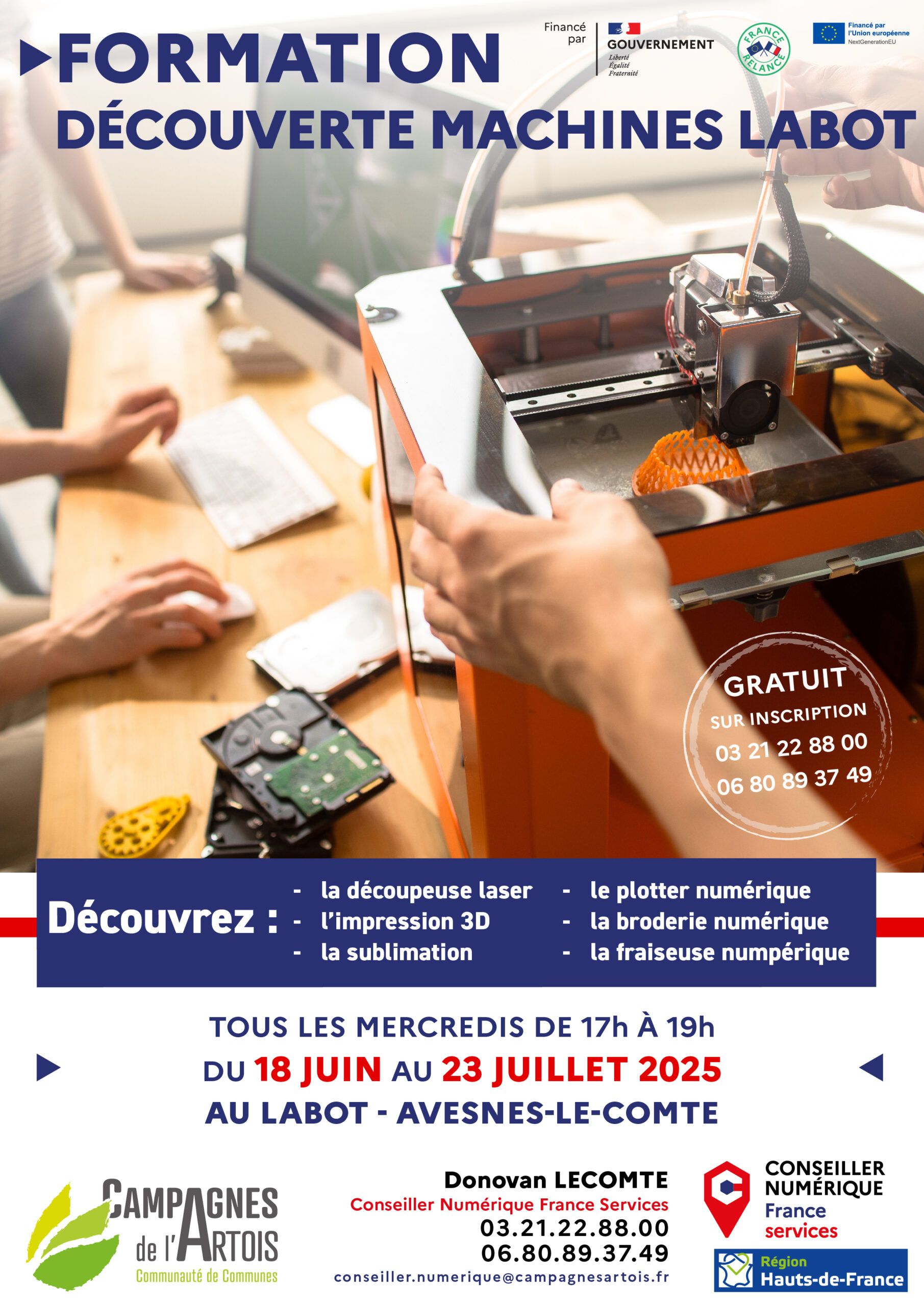 Formation à thème : Découverte machines du Labot 3/6
