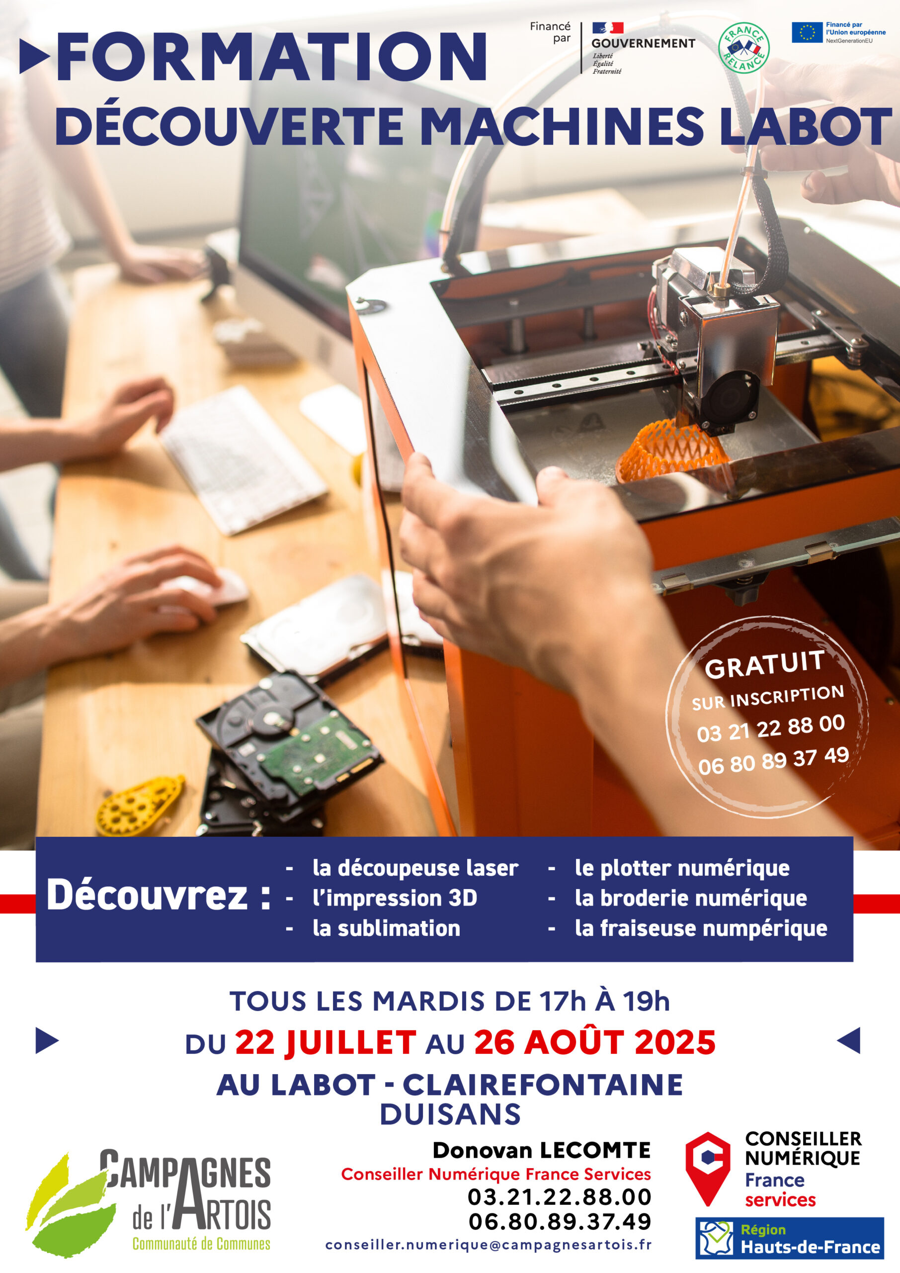 Formation : Les Machines du Labot (Clairefontaine)