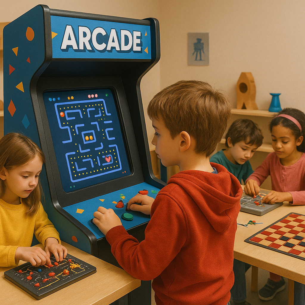 Atelier Enfants + 8ans –  » Après-midi Jeux d’Arcade « 
